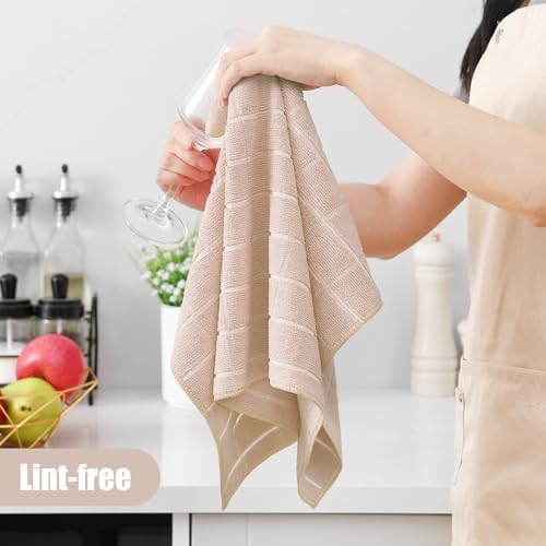 Homaxy Microfiber Kitchen Towels and Dishcloths Sets, 16 Pack - Image 4