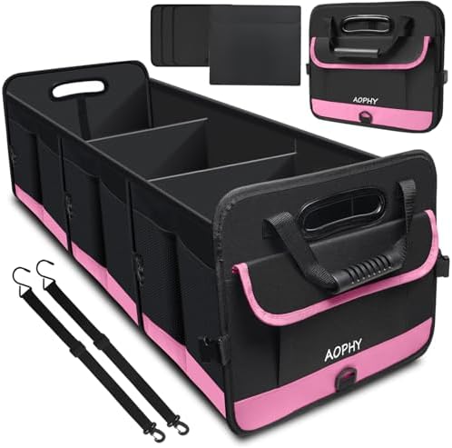 AOPHY Foldable Trunk Organizer for Car SUV Truck 95L Large Capacity by AOPHY