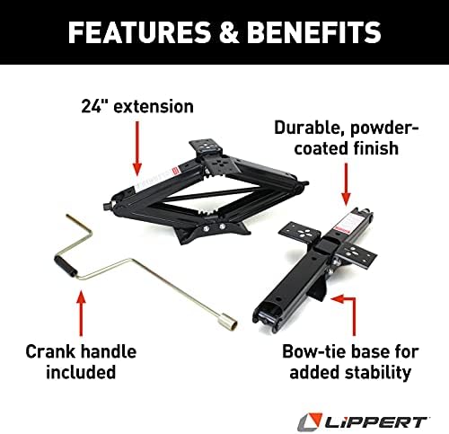 Lippert Manual RV Scissor Jacks Kit 2-Pack - Image 3