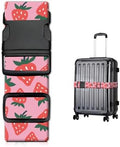 Luggage Straps for Suitcases, Heavy Duty Travel Belt by JYCardPKT