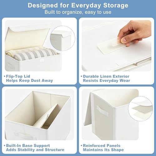 Bagnizer Large 17" 42 Quarts Collapsible Stackable Storage Bins - Image 6