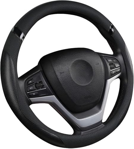 Cxtiy Car Steering Wheel Cover for Men Women Universal Leather Steering Covers by Cxtiy