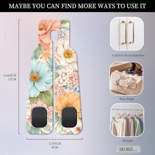 PU Leather Car Seat Hook, Storage Headrest Hanger, Cute Car Backseat Organizer - Image 4