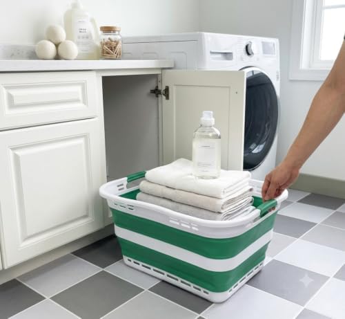 SAMMART 42L Collapsible Plastic Storage Basket - Image 3