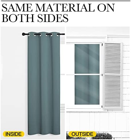 NICETOWN Modern Blackout Curtains, 2 Panels, W55 x L108-inch - Image 6