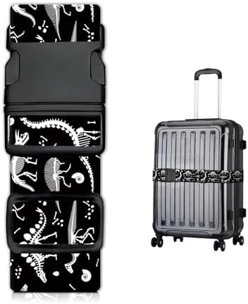 Luggage Straps for Suitcases, Heavy Duty Travel Belt by JYCardPKT