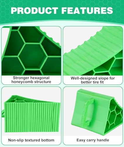 PAHTTO Wheel Chocks 4 Pack, RV Chocks - Image 3