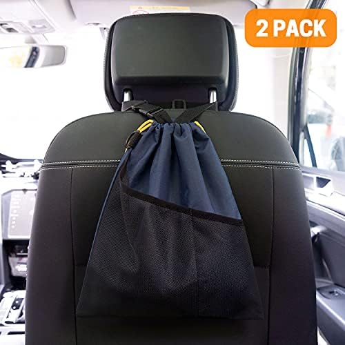 GNEGNI 2PCS Hanging Car Garbage Can - Image 2