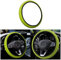 Moly Magnolia 15 Inch Steering Cover, Microfiber Ice Silk, Grass Green by Moly+Magnolia
