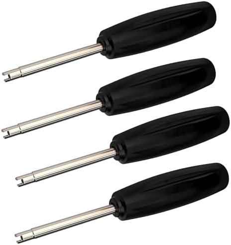 4 Pieces Valve Core Torque Tool, Avoid TPMS Damage, Valve Core Removal and by VOTNMIC