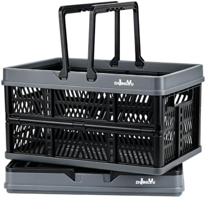 Pack-2 Black Plastic Baskets by ZHJINGYU