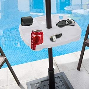AMMSUN 17" Portable Beach Umbrella Table Tray Attachment - Image 6