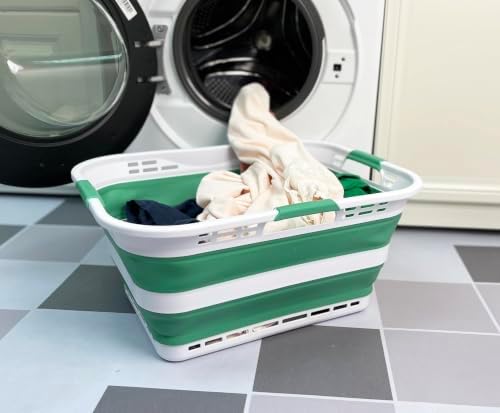 SAMMART 42L Collapsible Plastic Storage Basket - Image 2