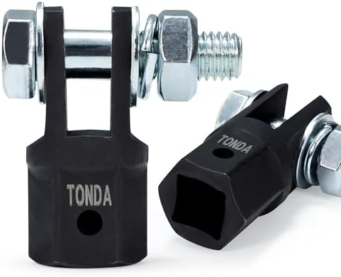 TONDA Scissor Jack Drill Adapter, 1/2 in Drive, 13/16 in Lug Wrench, 2 Pack by TONDA