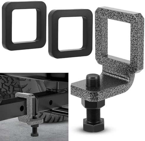 Anti Rattle Hitch Clamp 2 Inch & 2.5 Inch Heavy Duty Steel Hitch Tightener by WODHMIEY