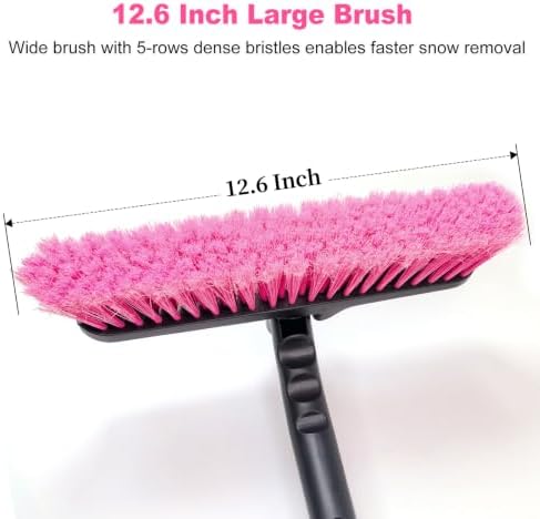 35 Inch Extendable Snow Brush for Car, Ice Scraper - Image 3