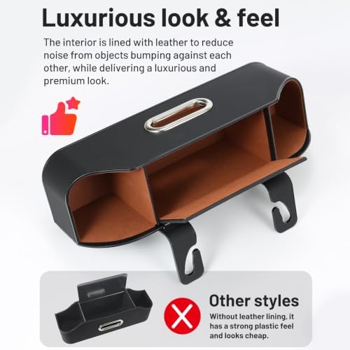 Car Seat Back Cup Holder, 4-in-1 Multifunctional Backseat Organizer - Image 2