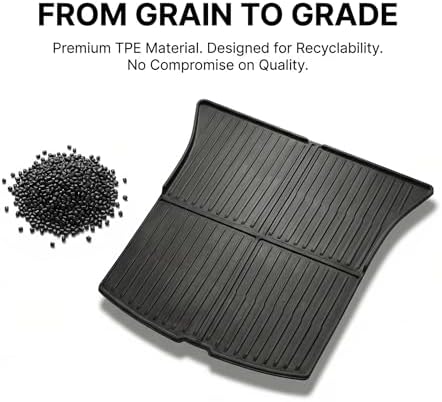 Cargo Liners for Tesla Model Y Juniper Trunk Mat, All Weather TPE Protector - Image 4
