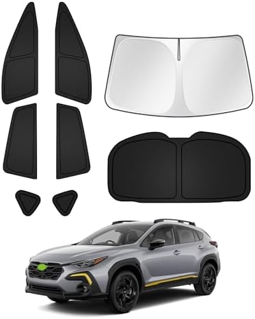 Canvcle Sunshades for Subaru Crosstrek 2024 2025 2026 Accessories Windshield by Canvcle
