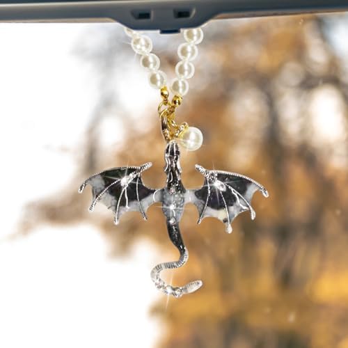 Bling Dragon Car Rear View Mirror Charm by Unknown