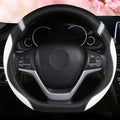Cxtiy D-Shaped Flat Bottom Steering Wheel Cover by Cxtiy