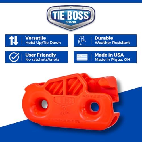 Tie Boss - 3/8 Inch Heavy Duty Self-Locking Tie Down System - Image 4