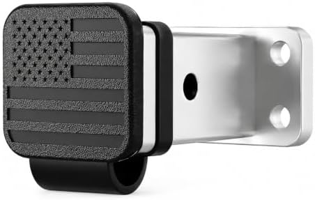 2" American Flag Trailer Hitch Cover Plug - Image 6