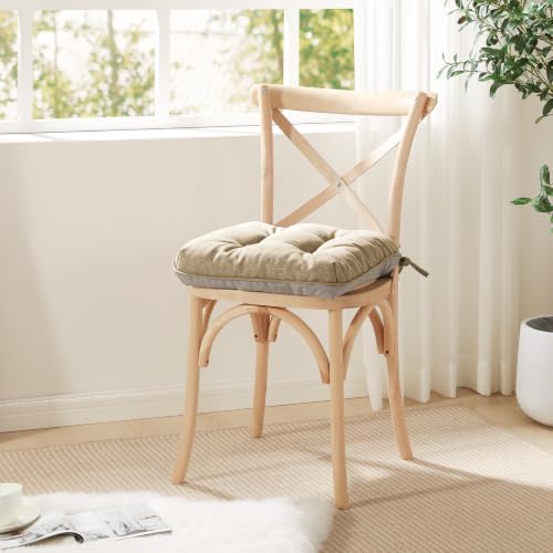Love's cabin Memory Foam Chair Cushions Set of 4, 15.5 Inch - Image 7