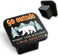 Go Outside Worst Case Scenario Hitch Cover Fits by Unknown