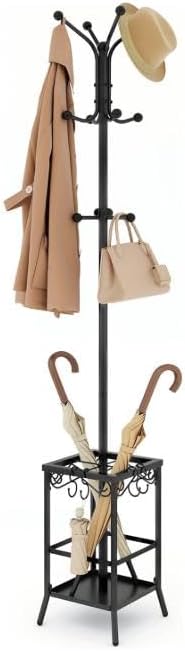 Hoctieon Coat Rack Freestanding, Coat Tree - Image 4