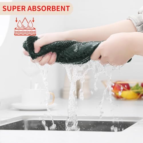 Homaxy 100% Cotton Waffle Weave Kitchen Dish Towels 18-Pack - Image 3