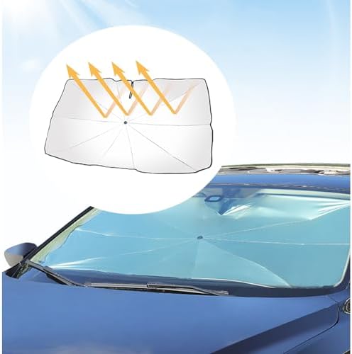 Car Windshield Sun Shade, Foldable Car Shade Umbrella - Image 3
