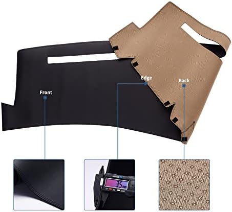 Dashboard Dash Mat Cover Leather Dashboard Pad Sun Protection Compatible - Image 4