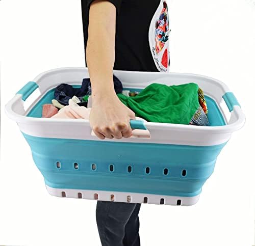 SAMMART 42L Collapsible Plastic Laundry Basket - Image 7