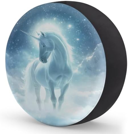 Spare Tire Cover for RV Trailer, Unicorn Waterproof Sun Leather Wheel Cover - Image 2