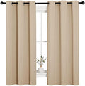 NICETOWN Thermal Insulated Curtains, 2 Panels, W42 x L63-in, Biscotti Beige by NICETOWN
