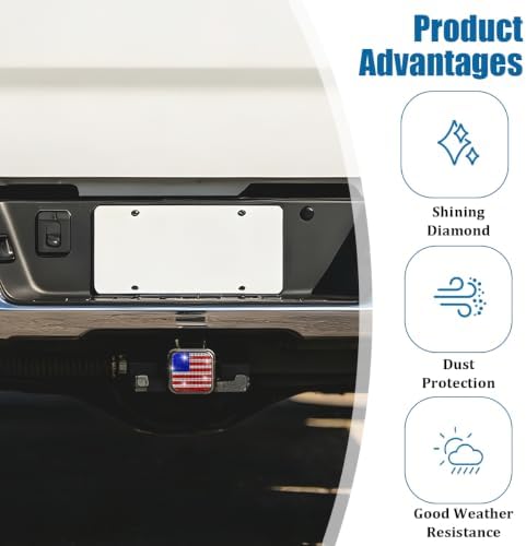 Bling 2" Trailer Hitch Cover - Image 3