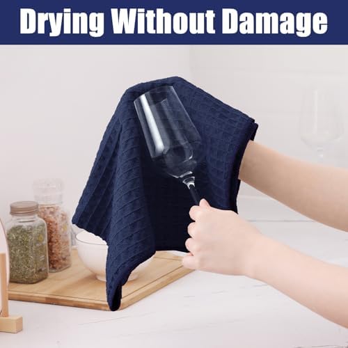Homaxy Microfiber Waffle Weave Kitchen Dish Cloths, 12 Pack - Image 4