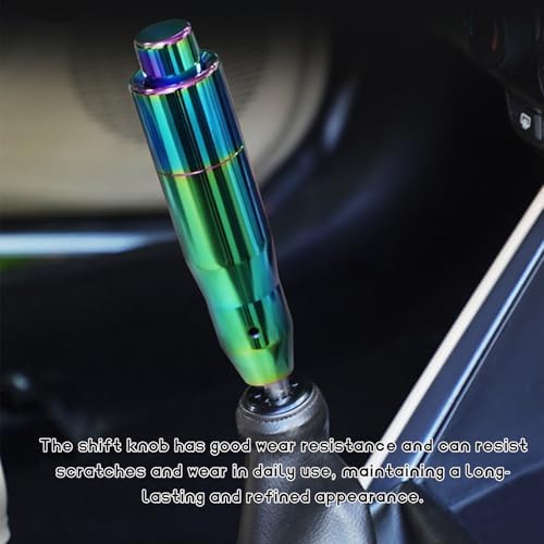 Automatic Shift Knob with Push Button, 5.7" Weighted Shifter Lever Handle Car - Image 4