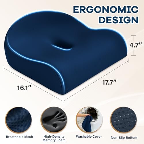 Ergonomic Memory Foam Seat Cushion - Image 5