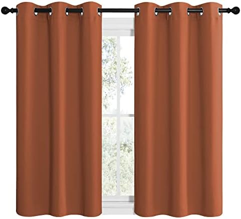 NICETOWN Bedroom Curtains 50 inches Long, Privacy and Thermal Insulated - Image 2