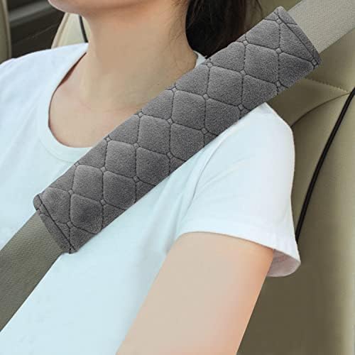 Amooca 2 Pack Seat Belt Covers Soft Shoulder Pad by Amooca