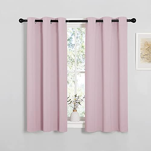NICETOWN Baby Pink Room Darkening Curtains - Image 2