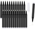 24 PCS White Liquid Chalk Markers Wet or Dry Erase Fine Tip Neon Pens by Unknown