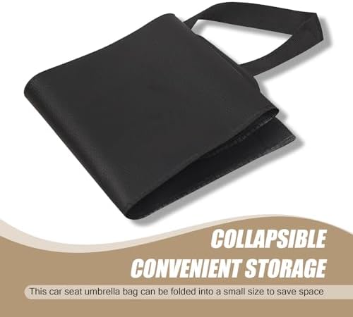 1 PC Car Umbrella Storage Cover, 23.6" x 6.1" Leather Waterproof Hanging - Image 5