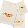 Peryiter 3 Pack Pumpkin Decorative Bath Towel Set by Peryiter