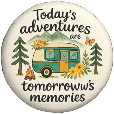 Adventure Spare Tire Cover Weatherproof Wheel Protectors Universal Wheel Covers - Image 2