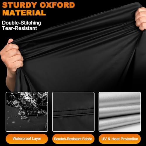 Favoto Motorcycle Cover Waterproof Outdoor All Weather Protection - Image 3