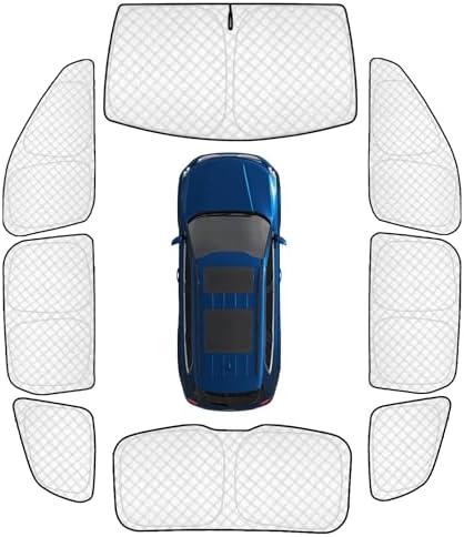 KMF 8pcs Thicken Sun Shades for KIA Telluride 2020-2025 2026 Accessories by KMF