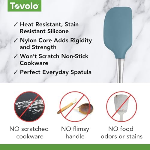 Tovolo Flex-Core Silicone Spatula Metal Handle - Image 3
